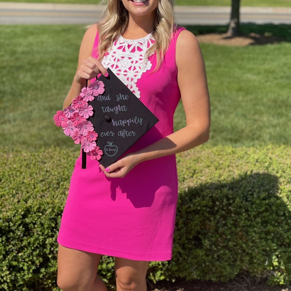 Lily Pulitzer Pink Dress Graduation